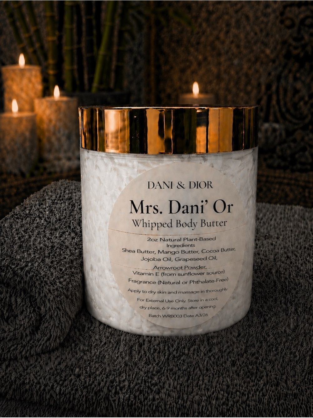 2oz Mrs. Dani' Or Whipped Body Butter